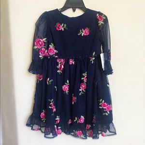 🌹Embroidered Rose Toddler Dress🌹